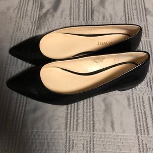 Nine West black flats
